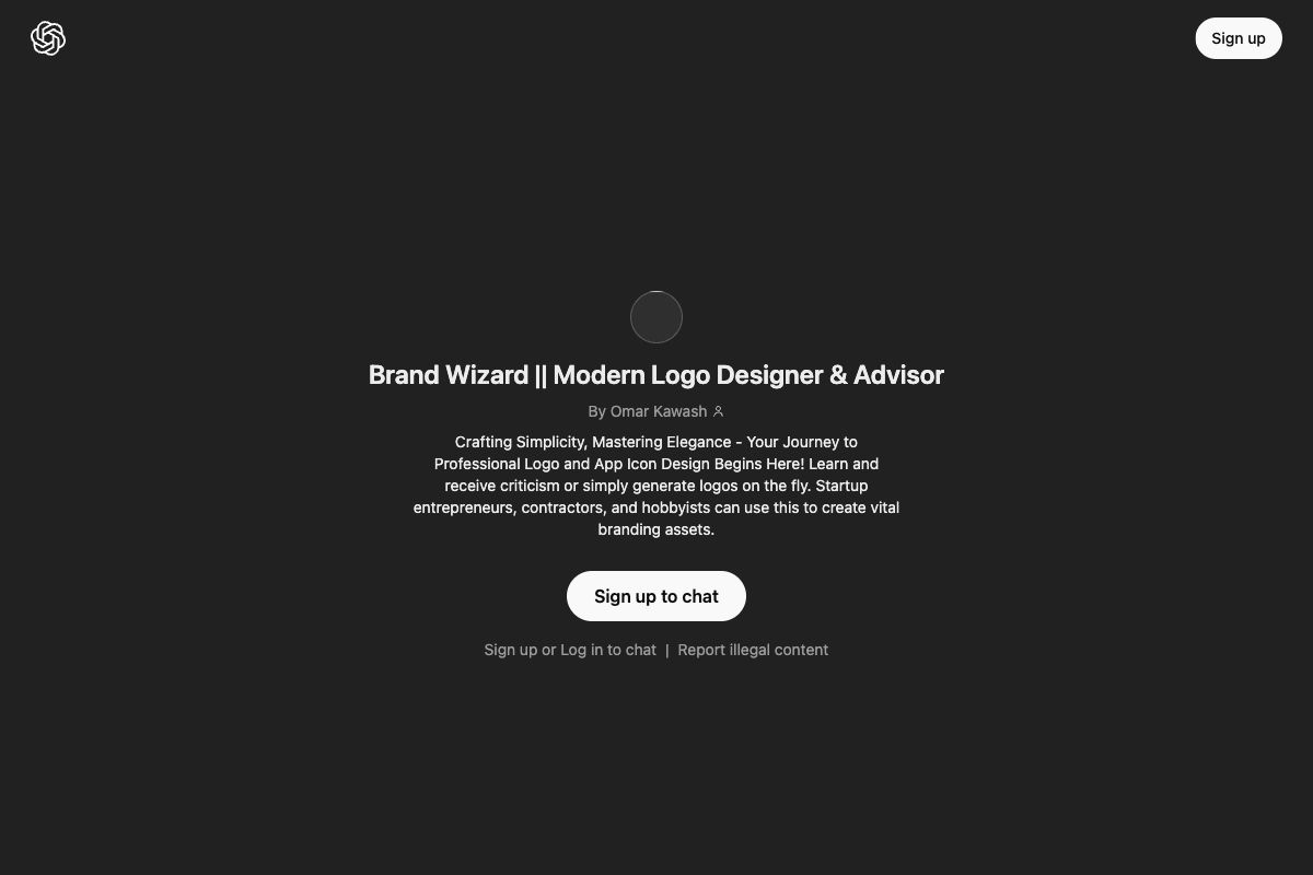 Brand Wizard || Modern Logo Designer & Advisor