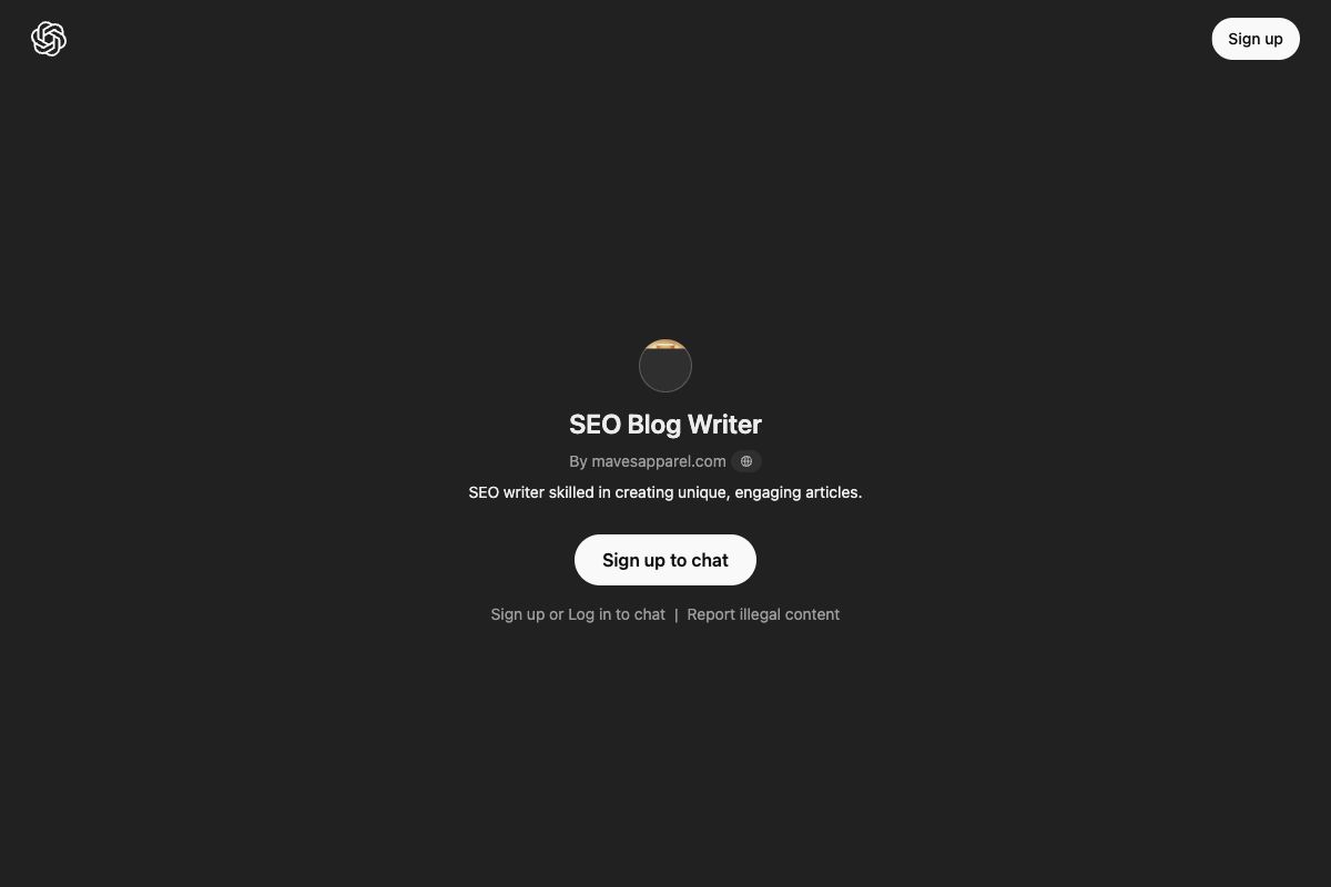 SEO Blog Writer Service by Mavesapparel.com