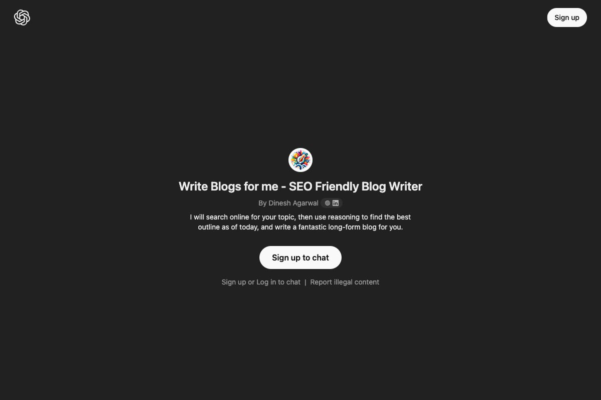 Write Blogs for me - SEO Friendly Blog Writer