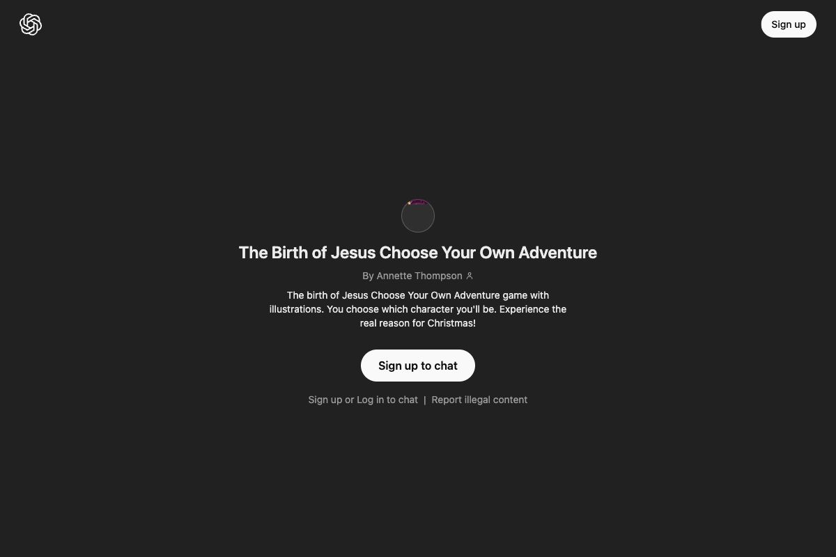 The Birth of Jesus Choose Your Own Adventure