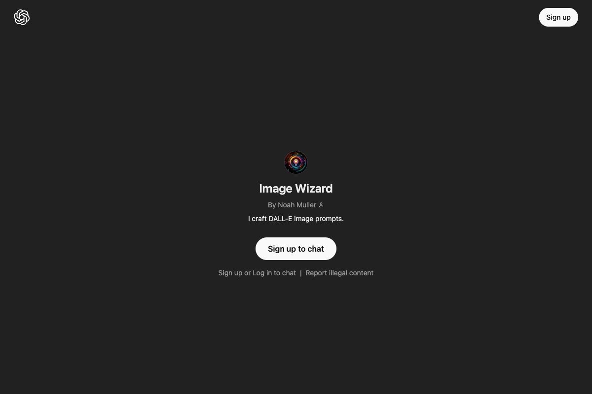 Image Wizard - DALL-E Prompt Crafting Tool