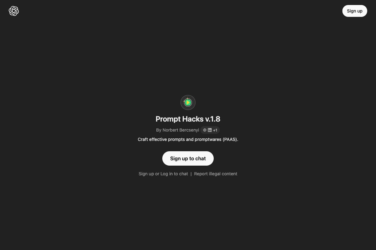 Prompt Hacks v.1.8