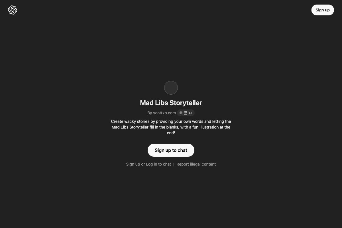 Mad Libs Storyteller