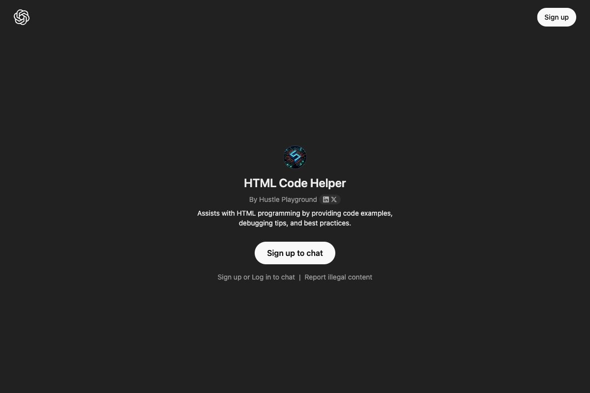 HTML Code Helper: Your HTML Programming Assistant