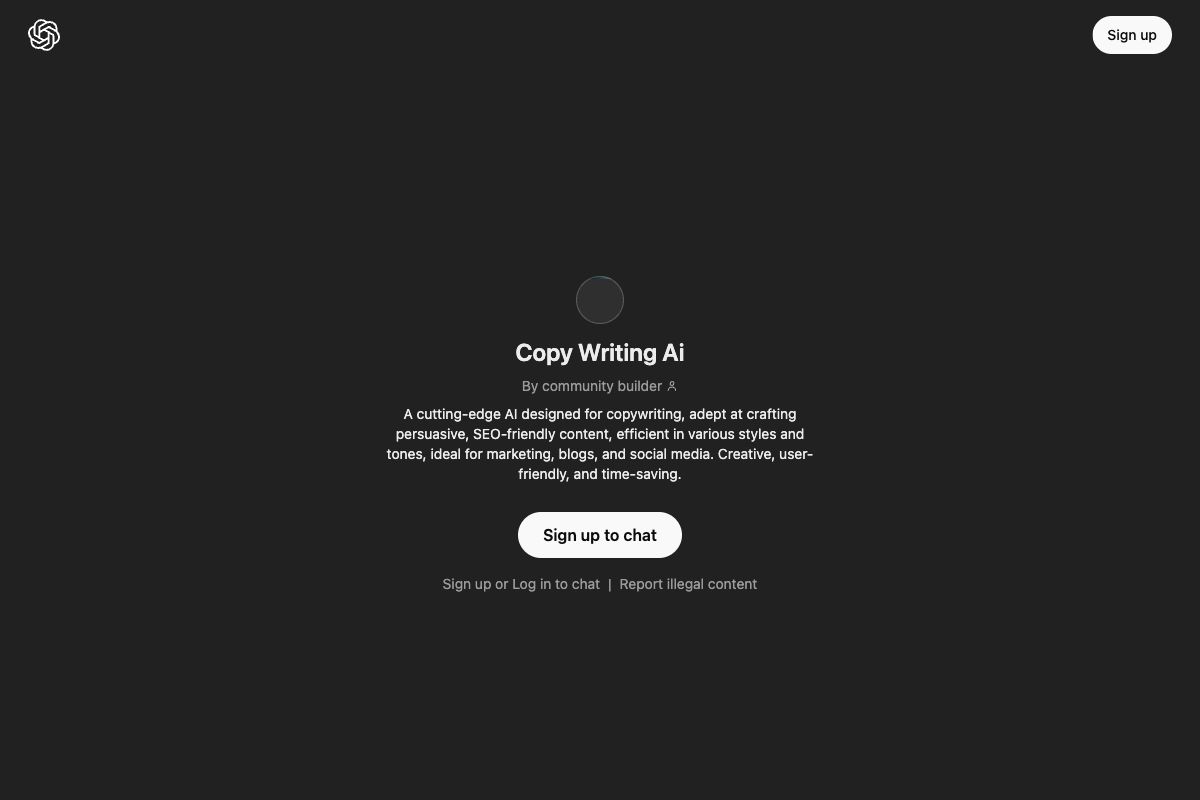 Copy Writing Ai by Community Builder