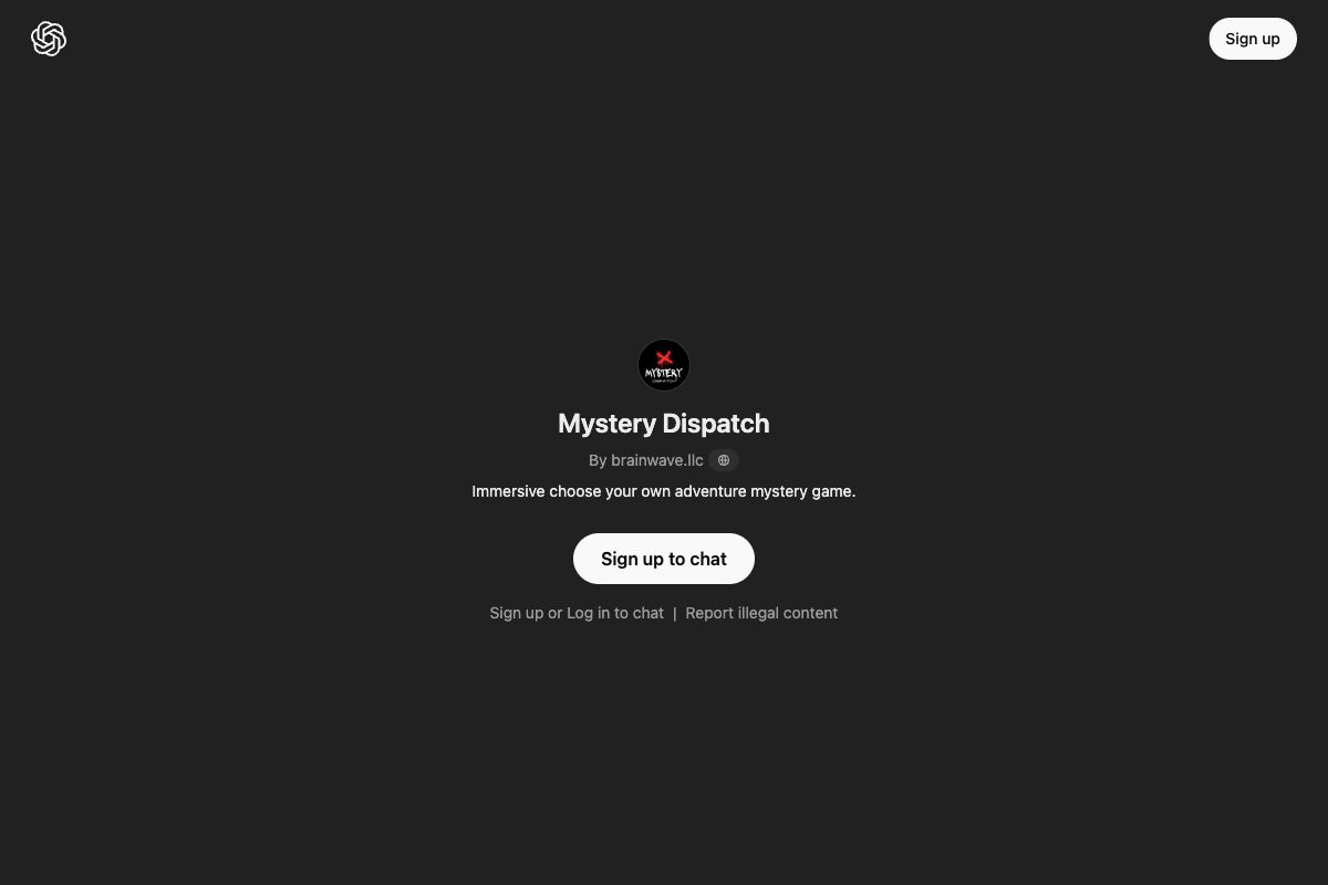 Mystery Dispatch - Immersive Adventure Game