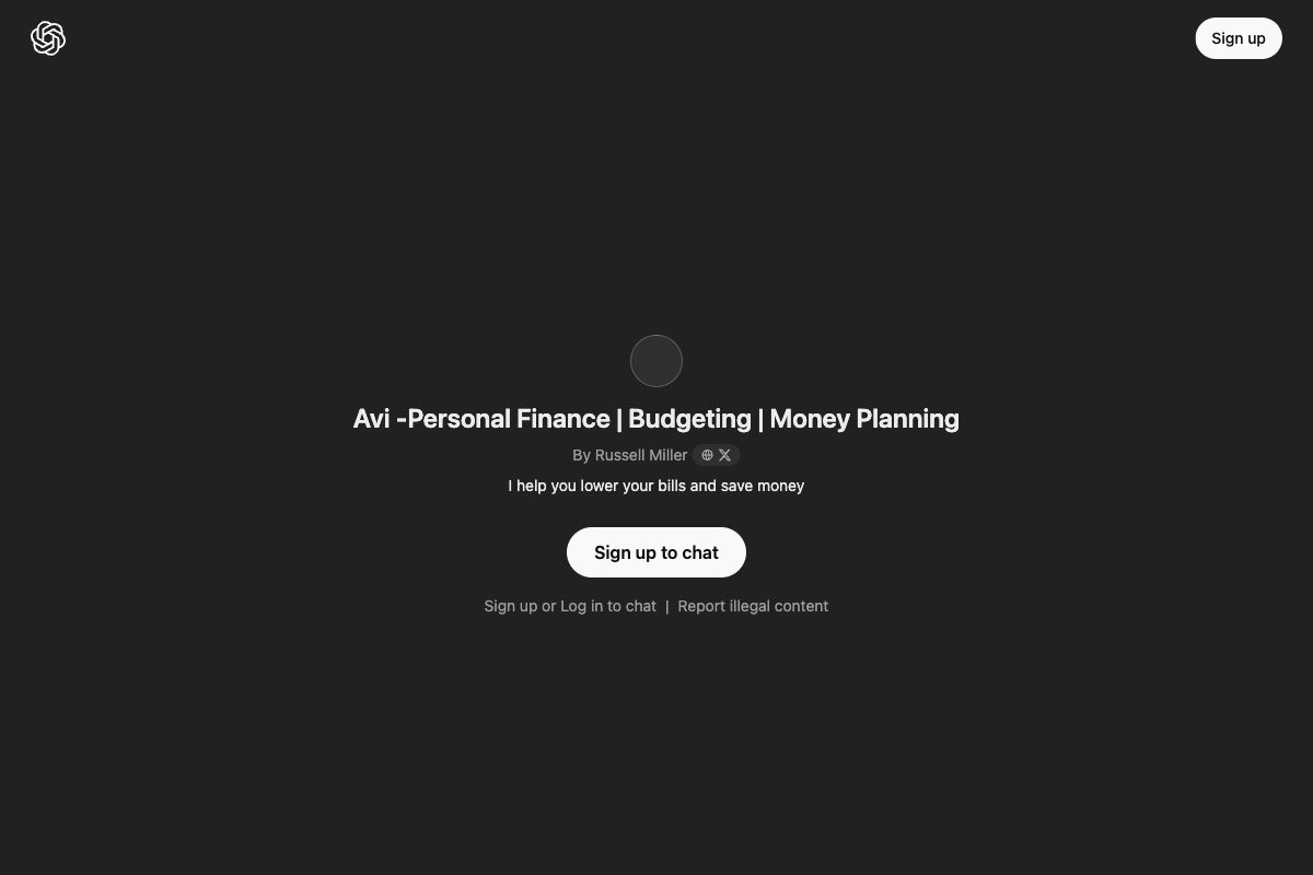 Avi - Personal Finance | Budgeting | Money Planning