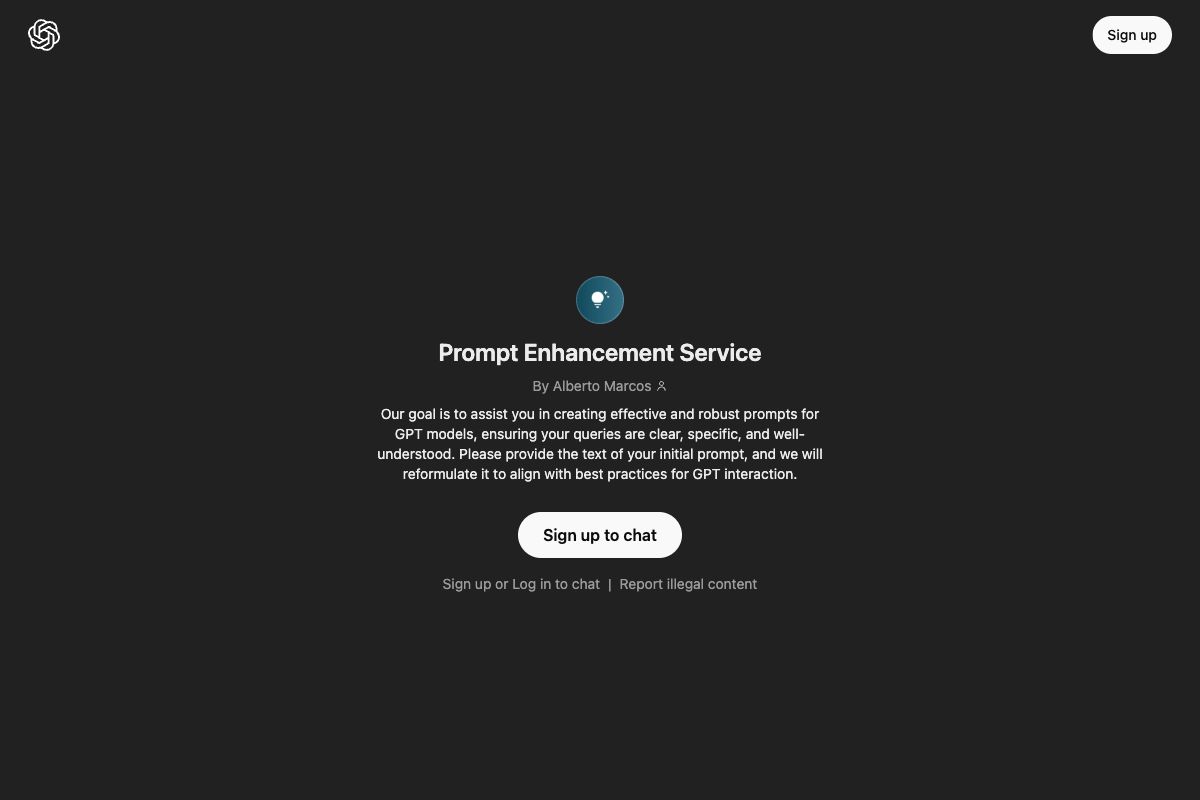 Prompt Enhancement Service