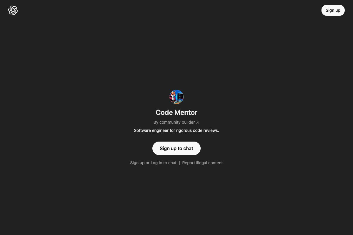 Code Mentor by Community Builder