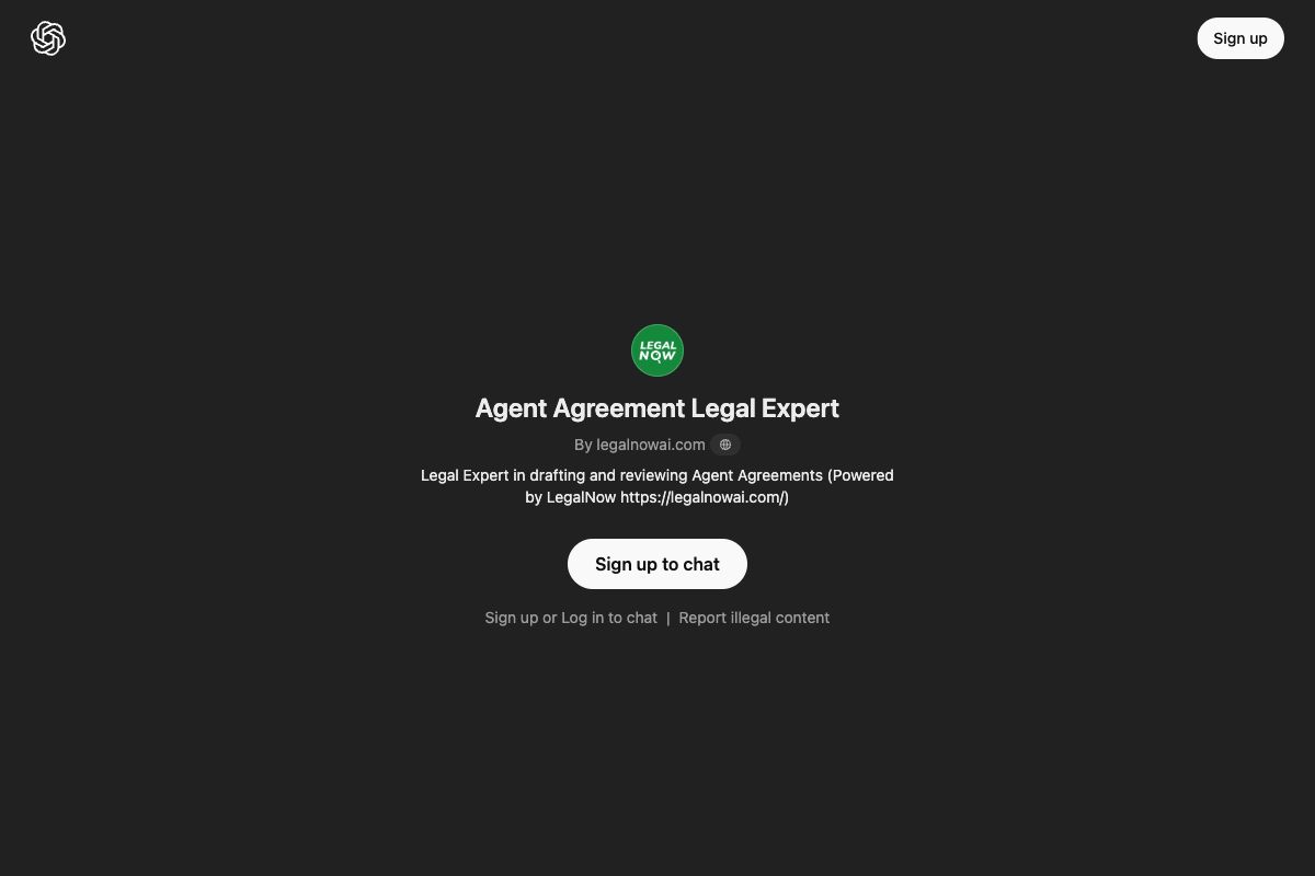 Legal Expert in drafting and reviewing Agent Agreements (Powered by LegalNow)