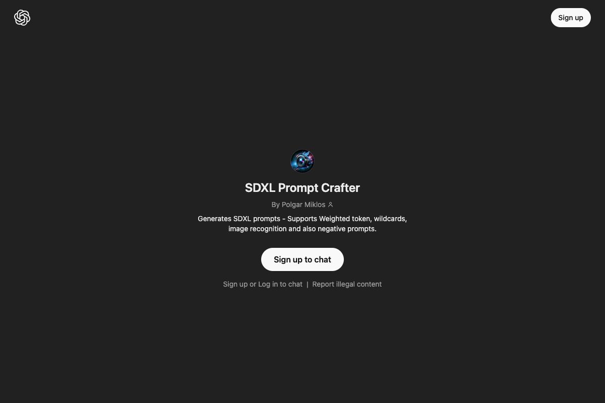 SDXL Prompt Crafter by Polgar Miklos