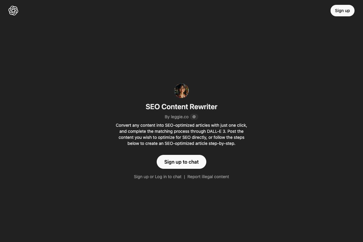 SEO Content Rewriter by leggie.co