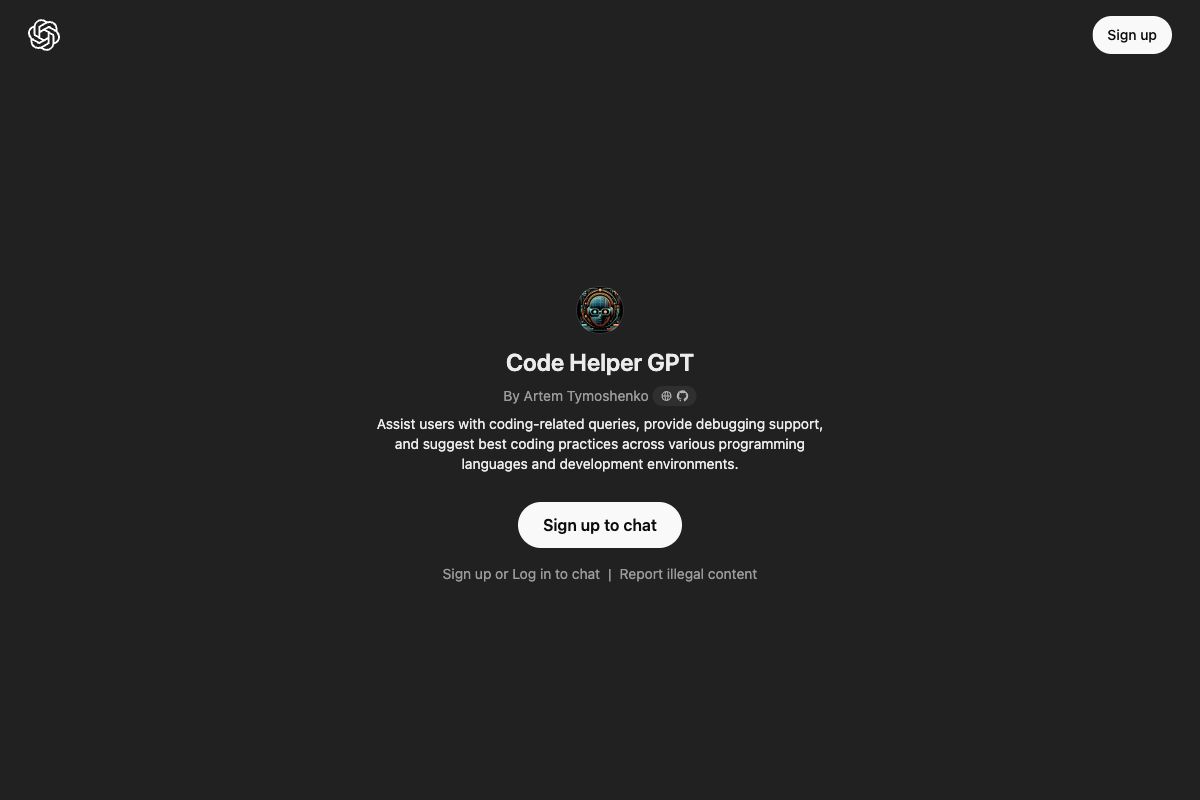 Code Helper GPT