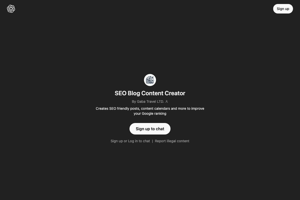 SEO Blog Content Creator by Gaba Travel LTD.