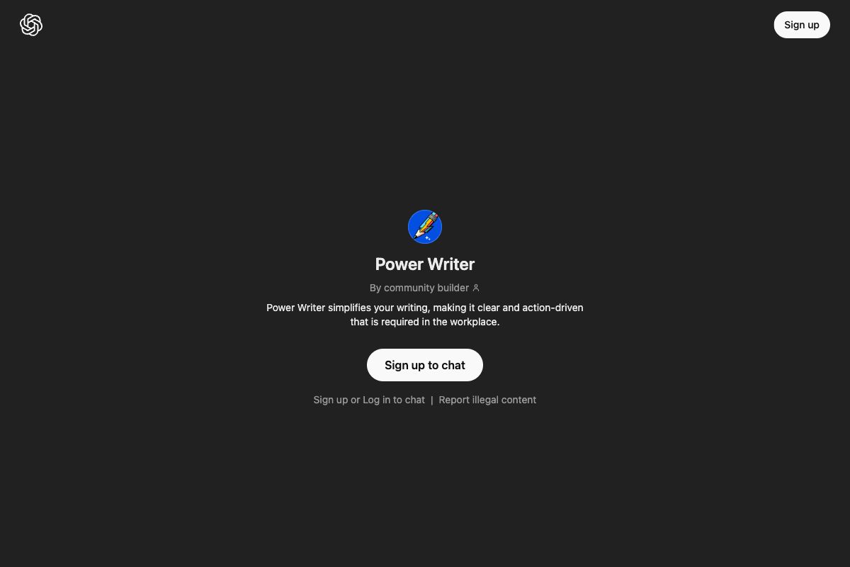 Power Writer