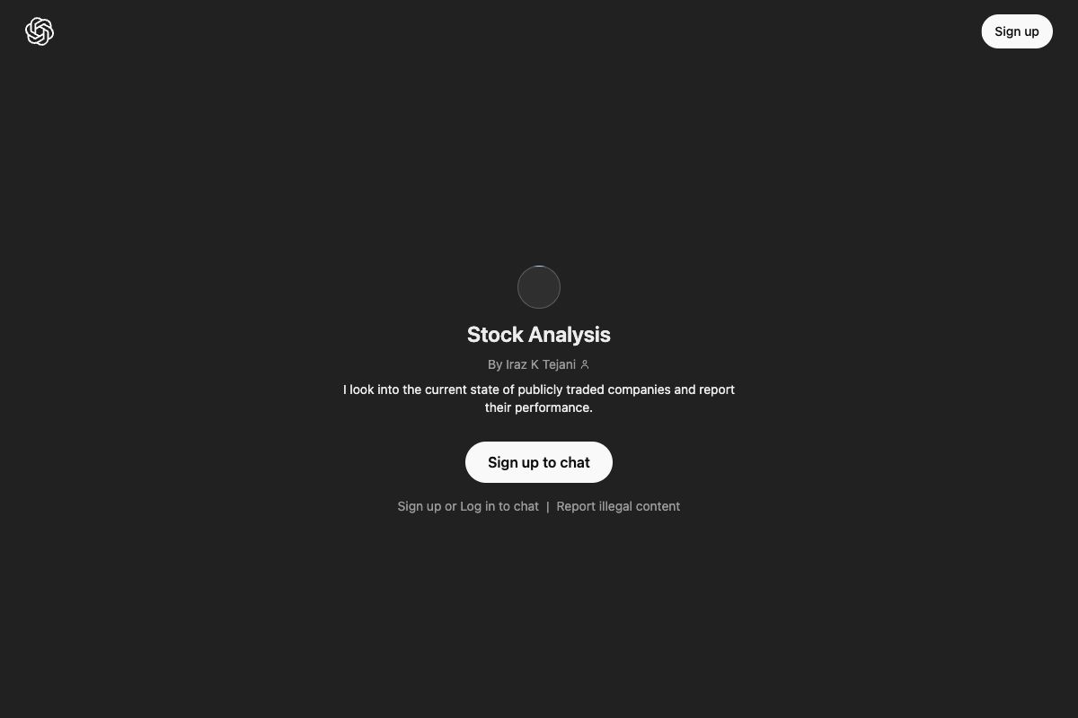 Stock Analysis by Iraz K Tejani