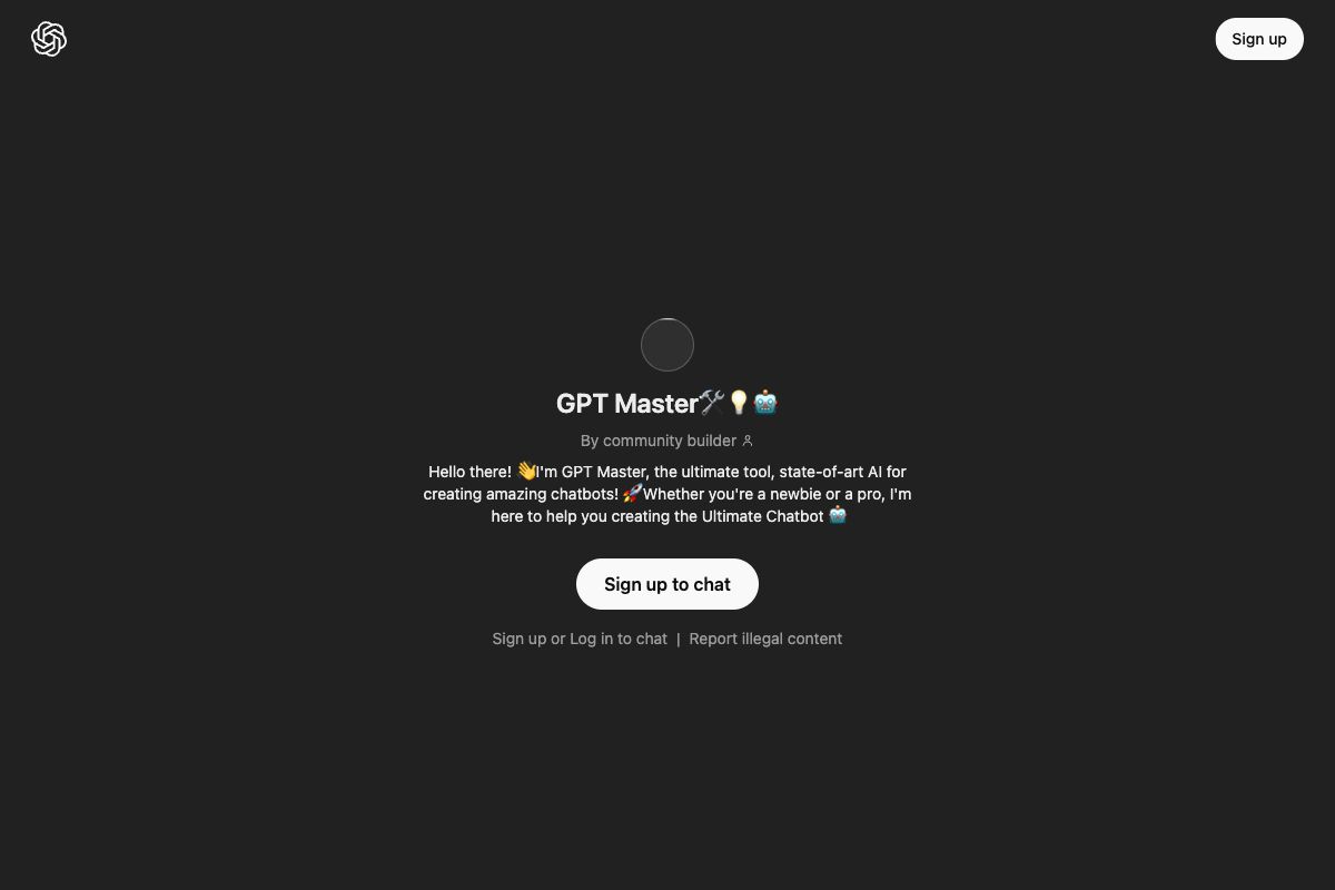 GPT Master - Create Amazing Chatbots