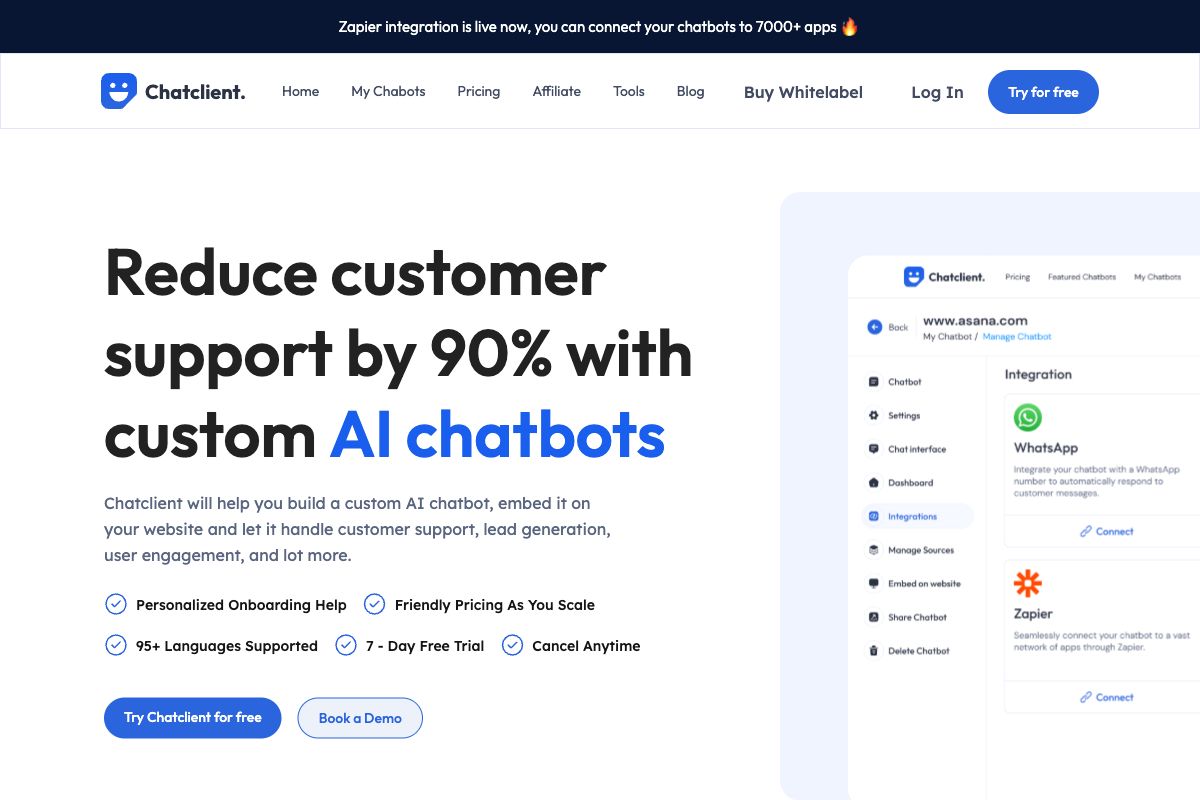 Chatclient: Custom AI Chatbot for Your Business