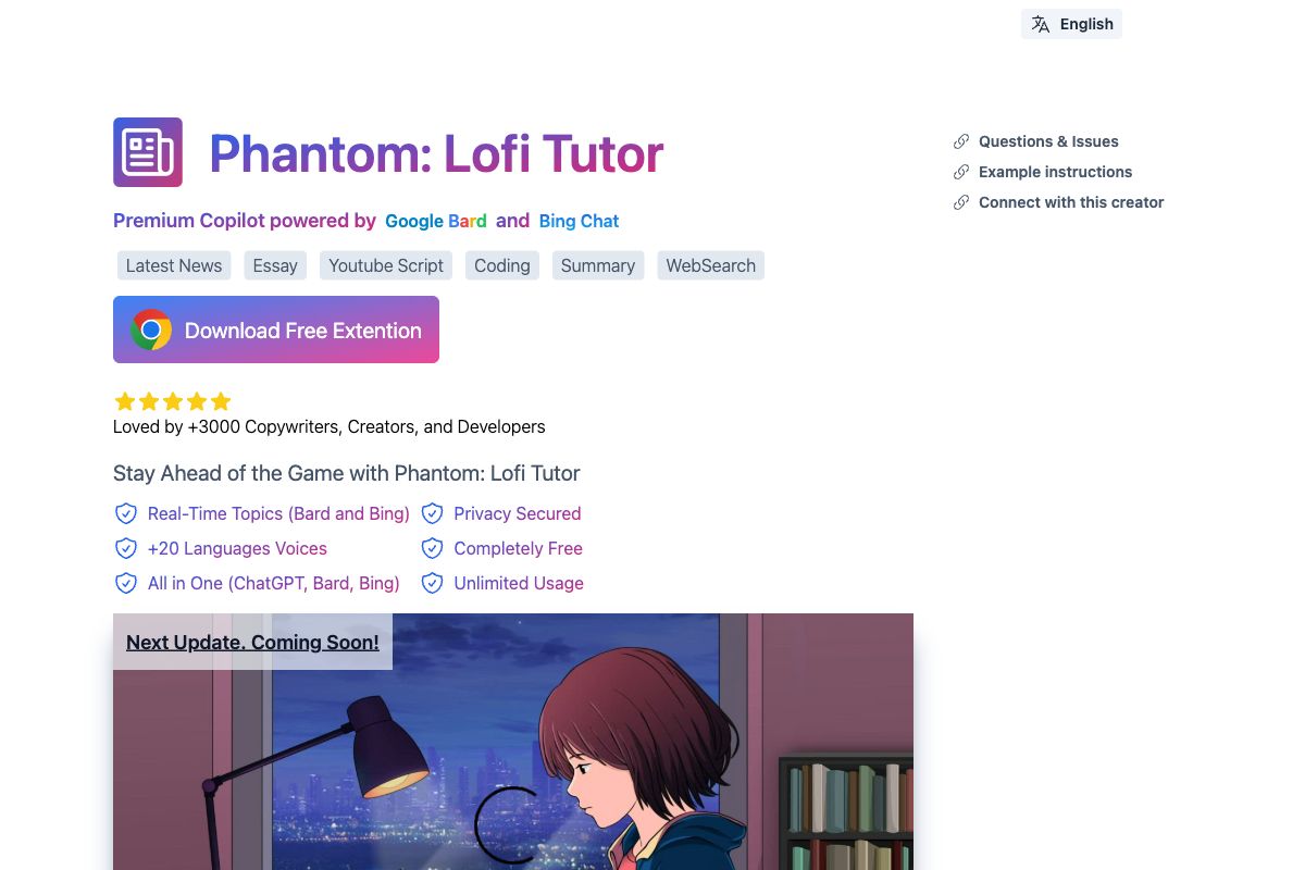 Phantom: Lofi Tutor