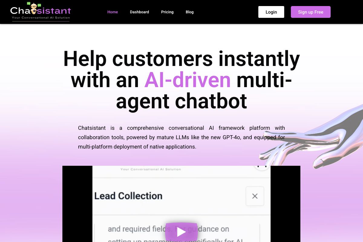 Chatsistant - AI-driven Chatbot Platform