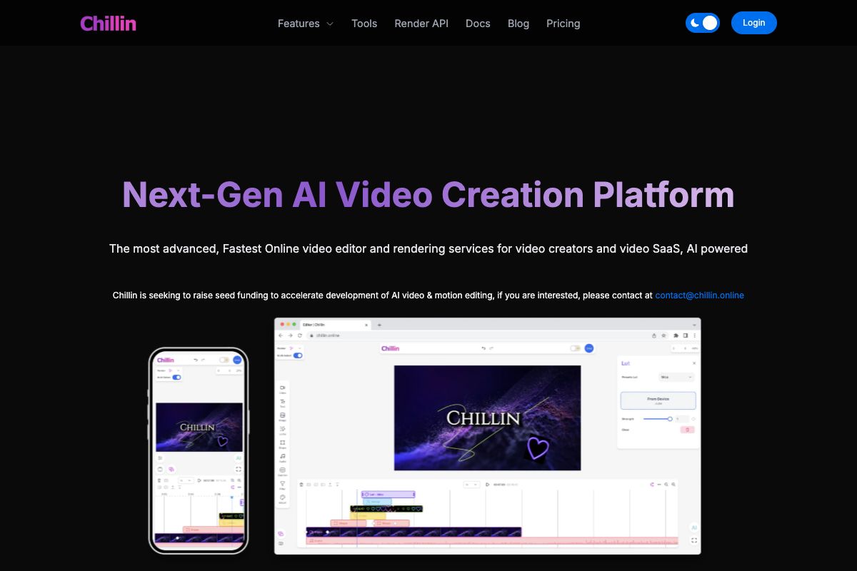 Chillin - Next-Gen AI Video Creation Platform