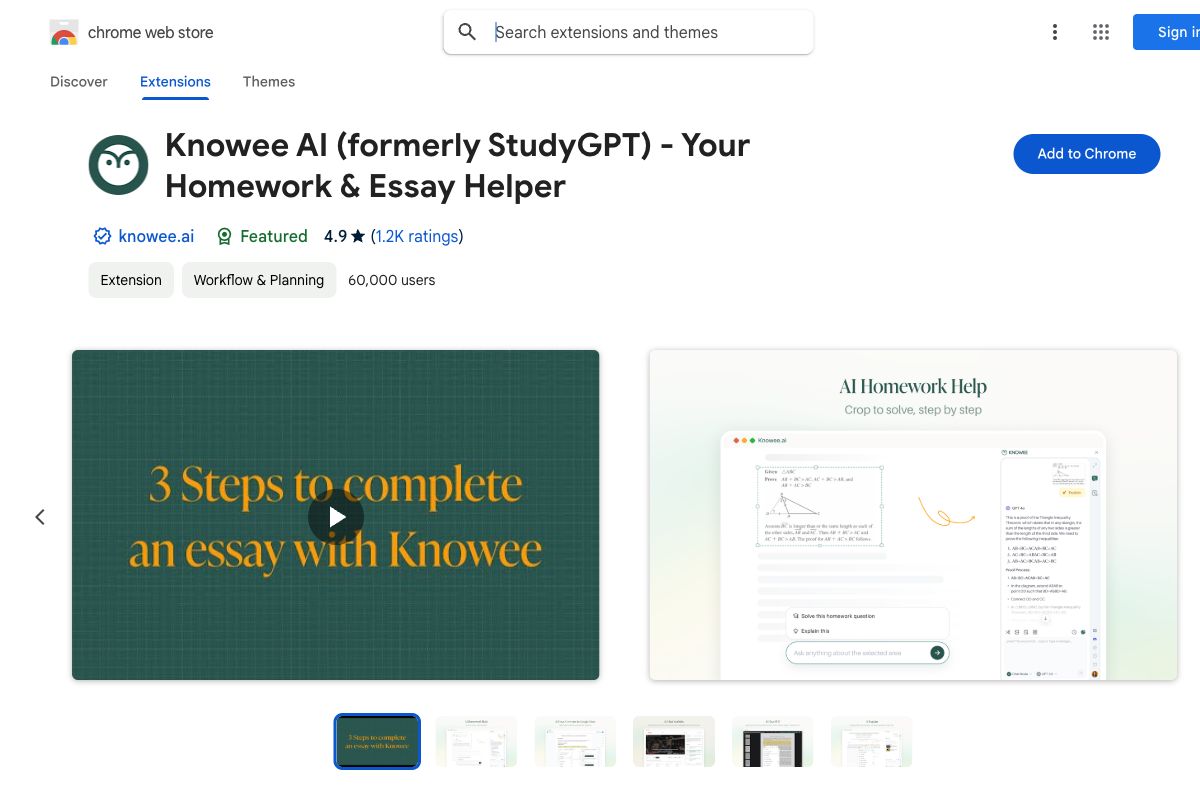 Knowee AI (formerly StudyGPT) - Your Homework & Essay Helper