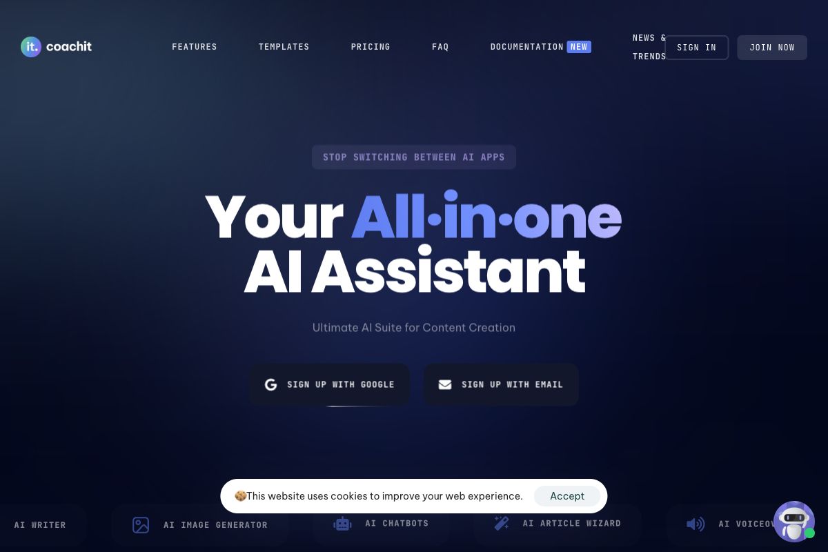 Coachit AI - Ultimate AI Suite for Content Creation