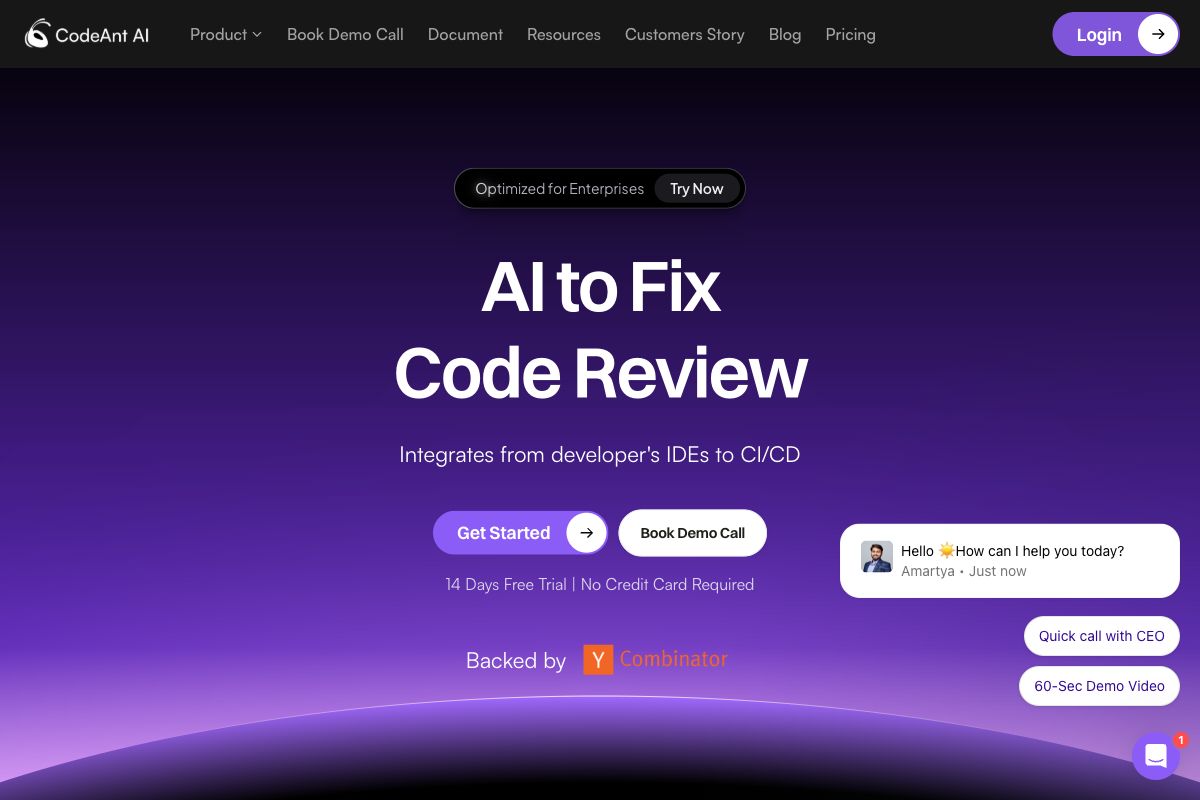 CodeAnt AI - Code Review and Security Platform