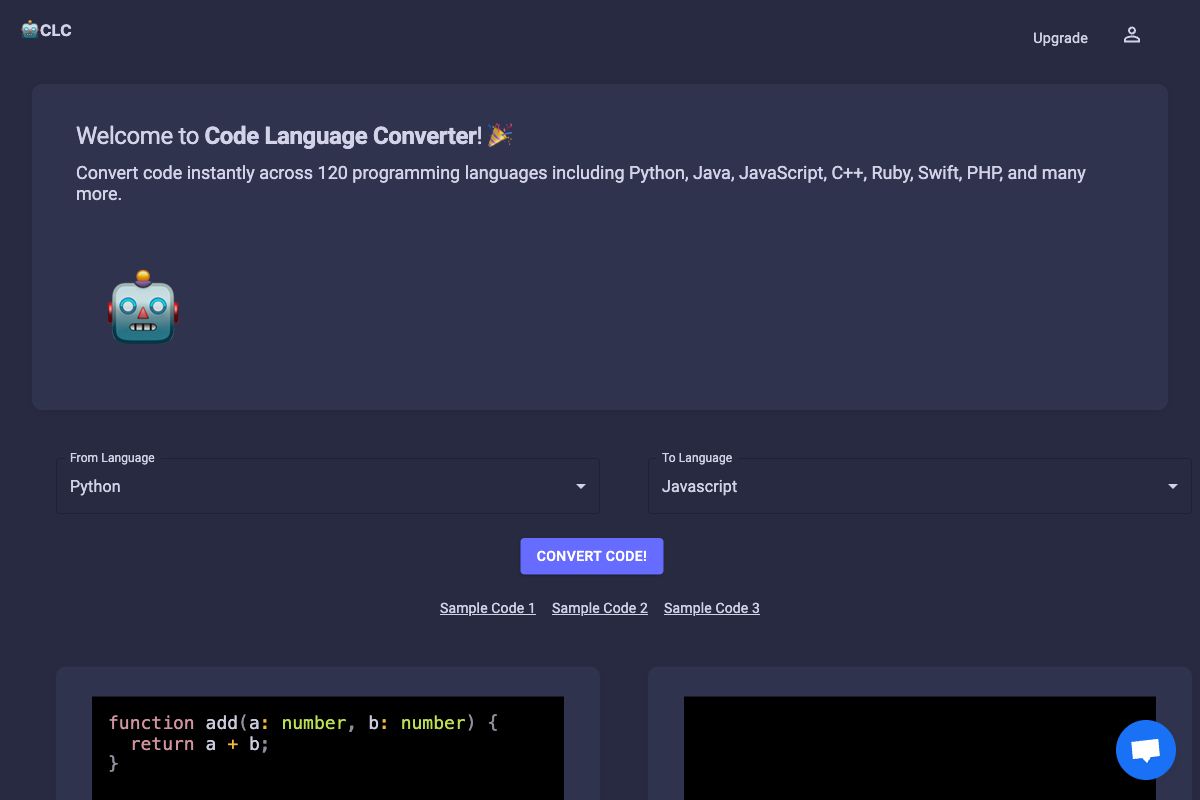 CodeConverter.com - The Ultimate Code Converter for All Programming Languages