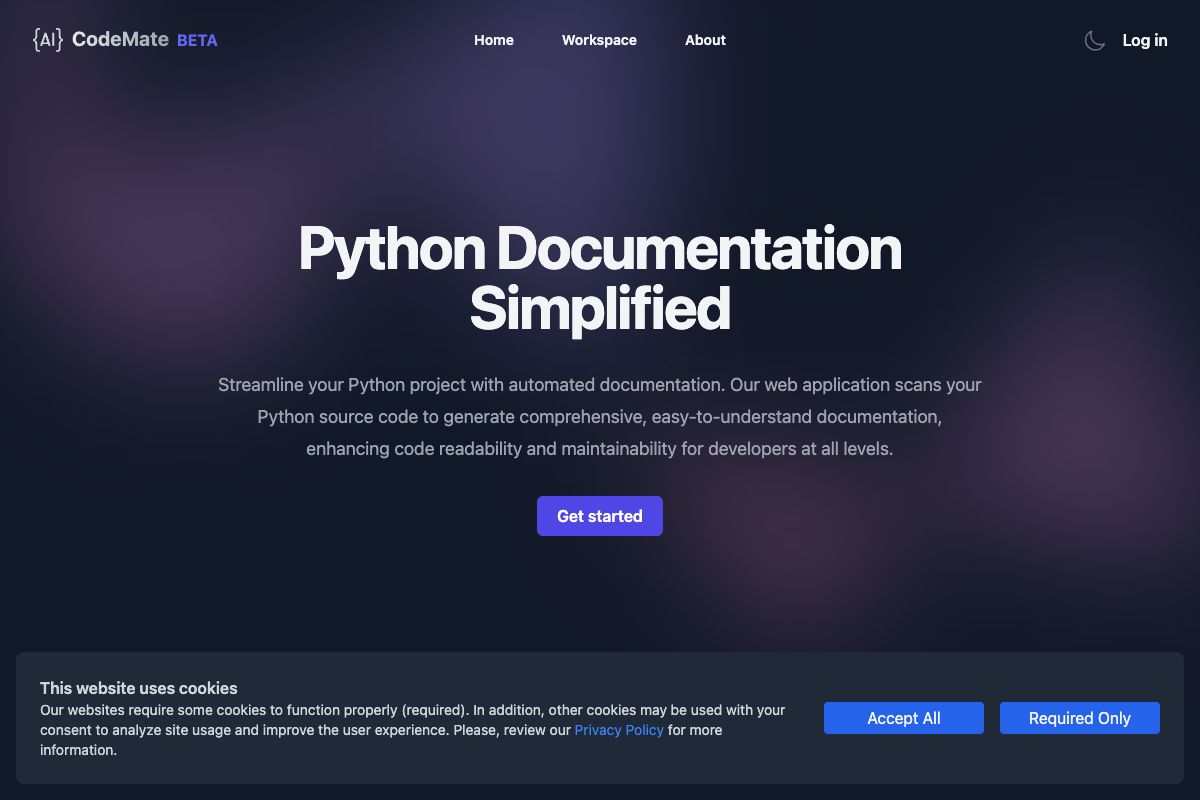 CodeMate: Automated Python Documentation