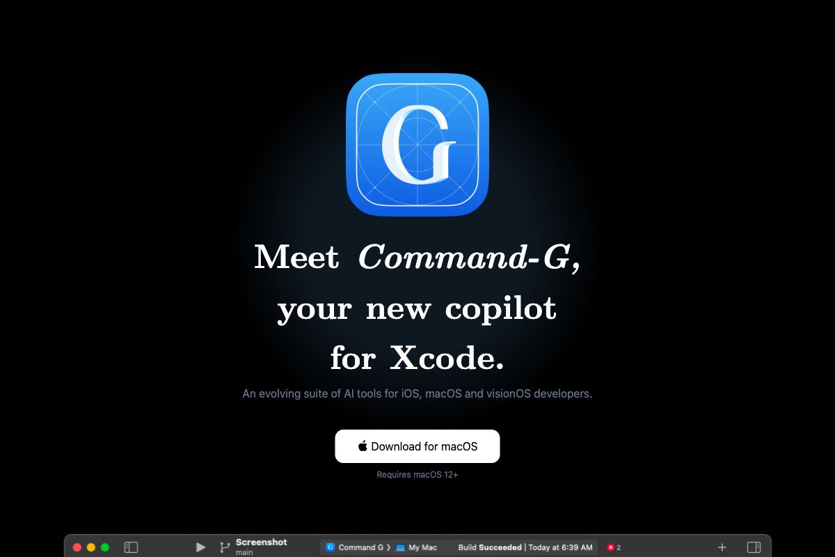 Command-G: AI Copilot for Xcode