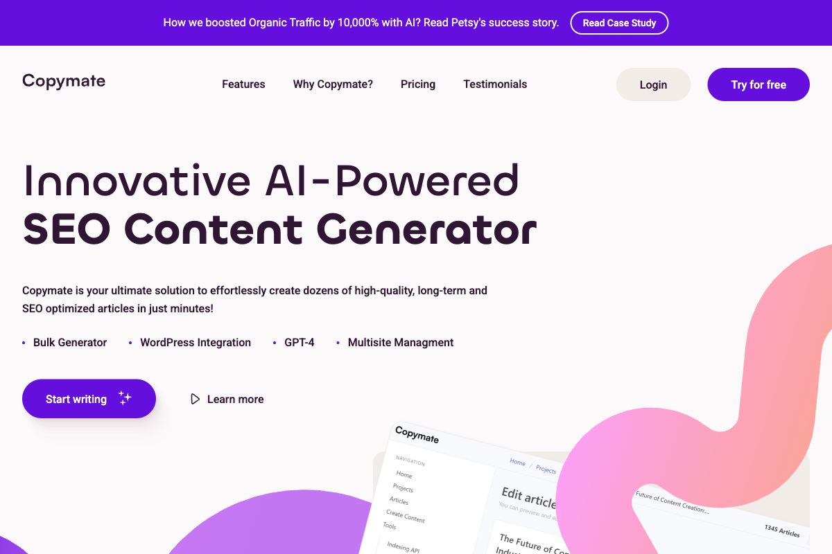 Copymate - AI-Powered SEO Content Generator