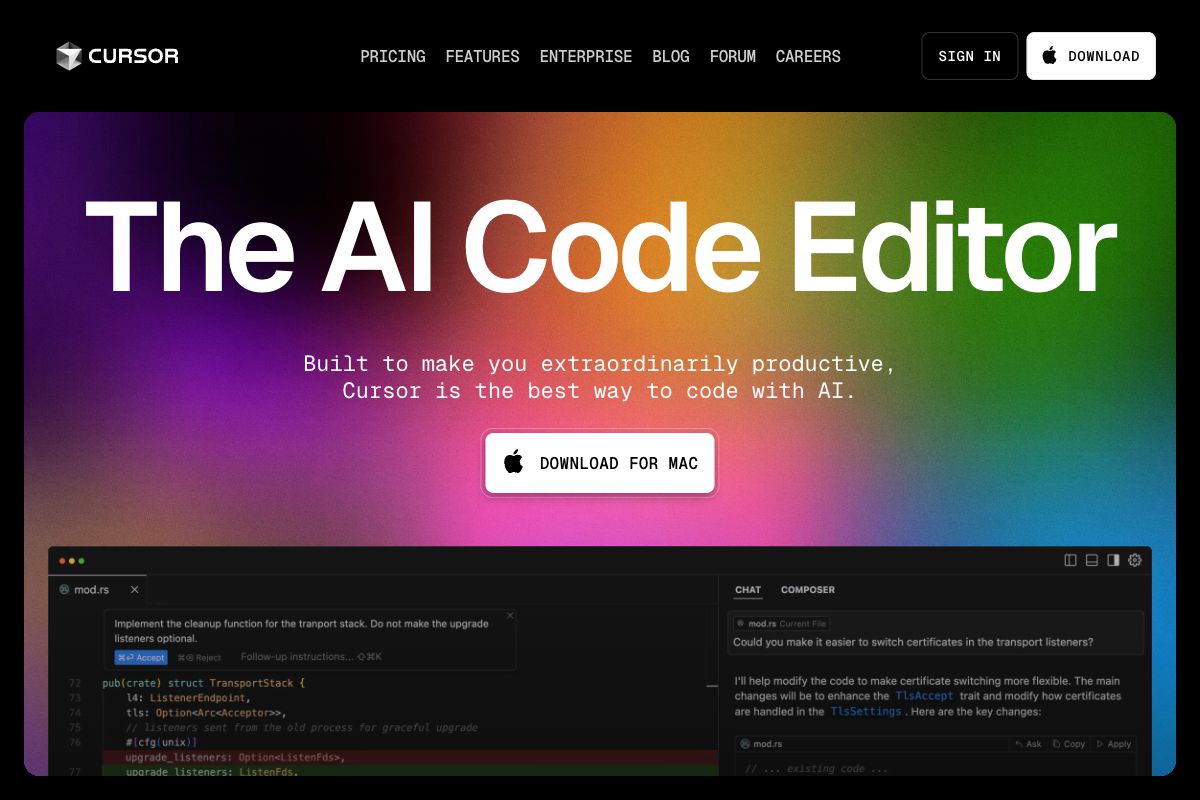 Cursor - The AI Code Editor