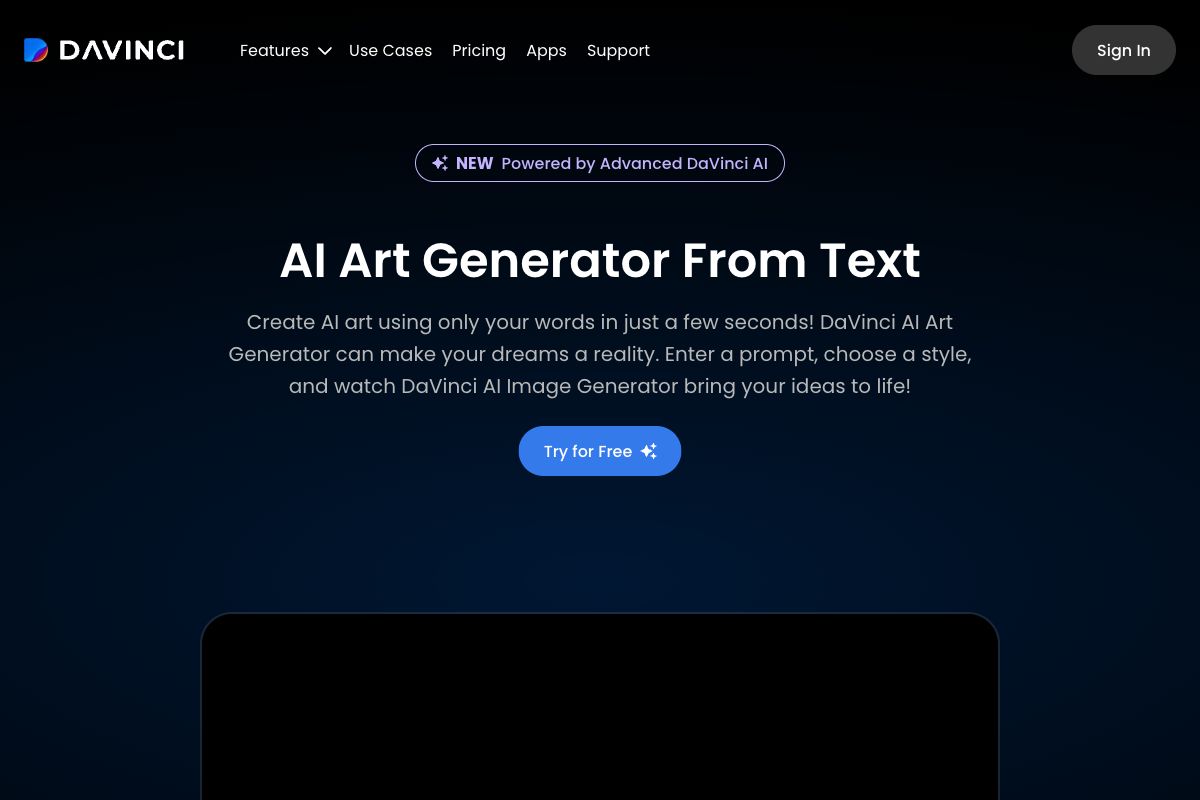 DaVinci AI Art Generator