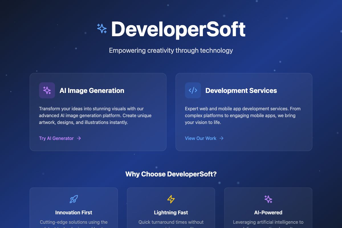 DeveloperSoft - Empowering Creativity through Technology