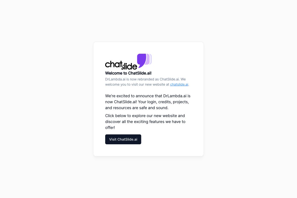 ChatSlide.ai - The New Era of Interactive Engagement