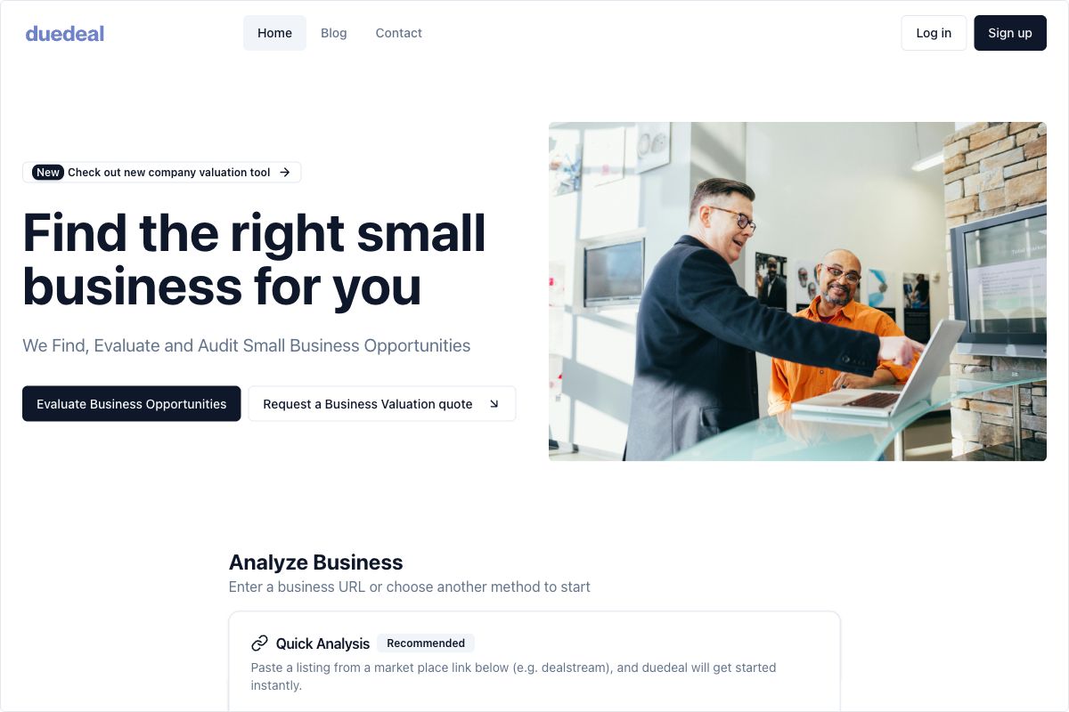 DueDeal - Business Evaluation Tool