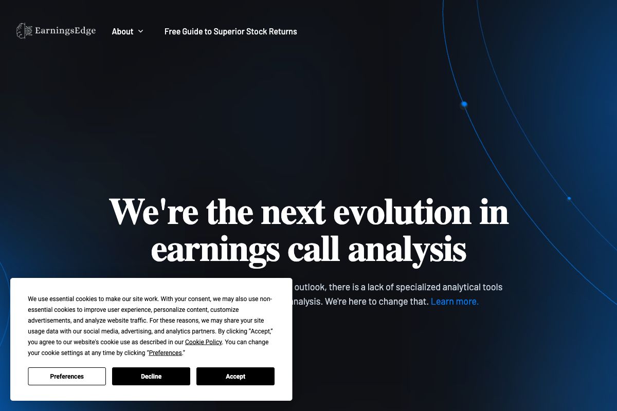 EarningsEdge.ai - Revolutionizing Earnings Call Analysis