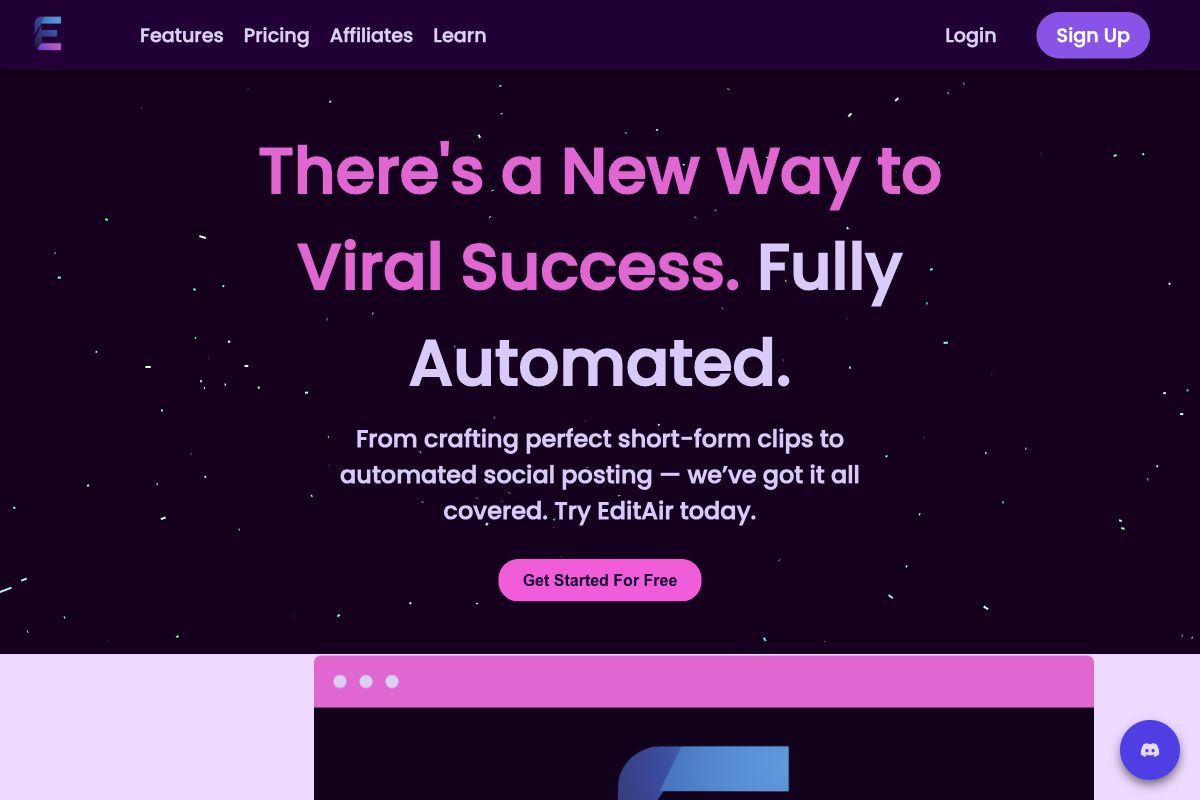 EditAir: Automated Content Creation Tool