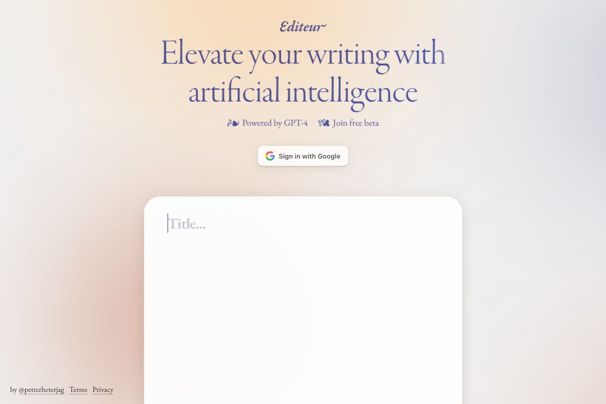 Elevate Your Writing with AI