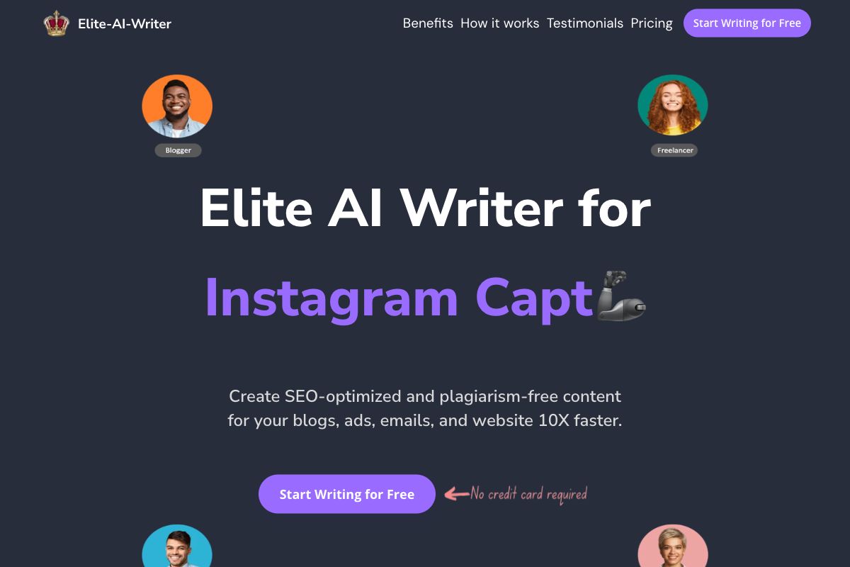 Elite AI Writer for Instagram Cap