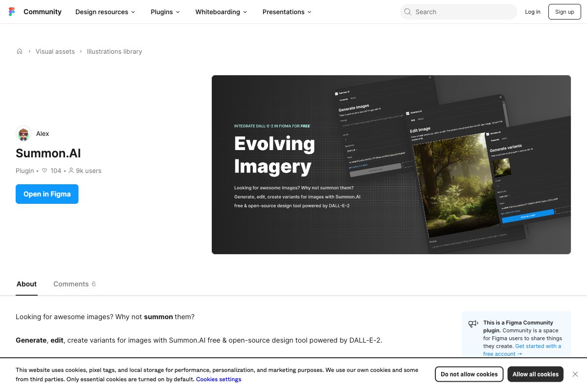 Summon.AI - Figma Plugin for Image Generation and Editing