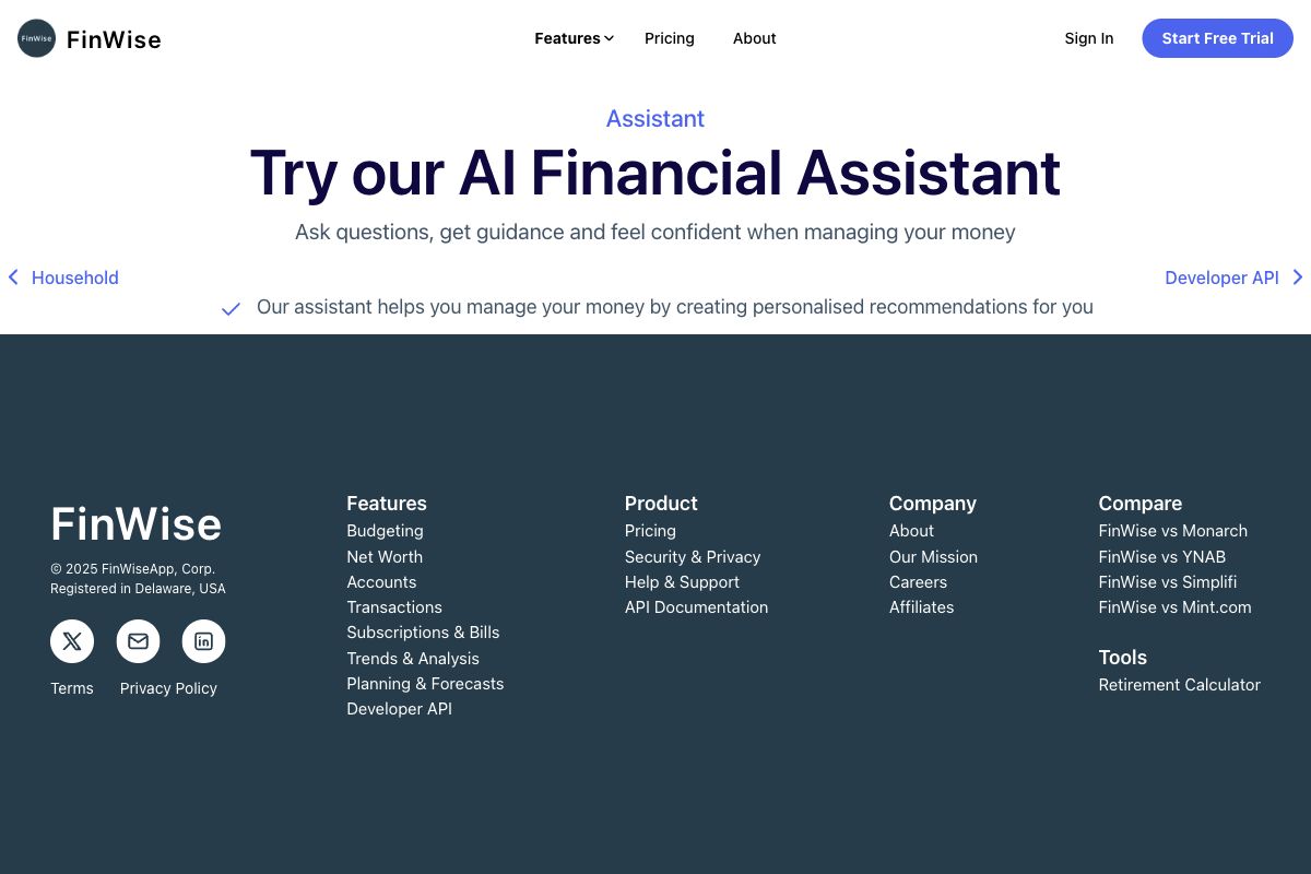 FinWise - AI Financial Assistant