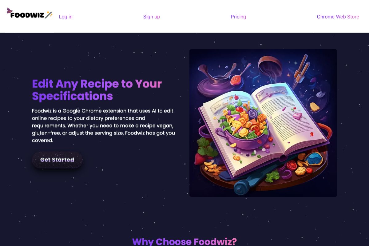 Foodwiz - AI Recipe Customization