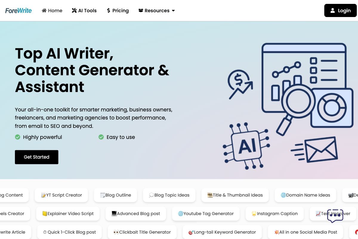 Forewrite: AI Writer & Content Generator