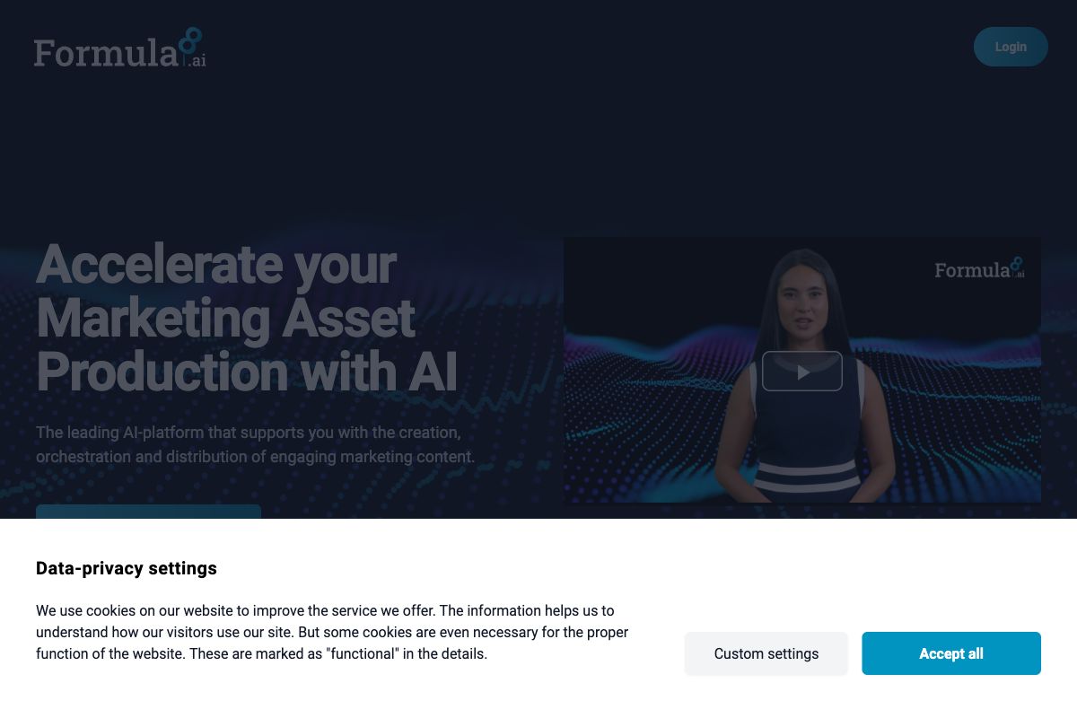 Formula8.ai - Accelerate your Marketing Asset Production with AI