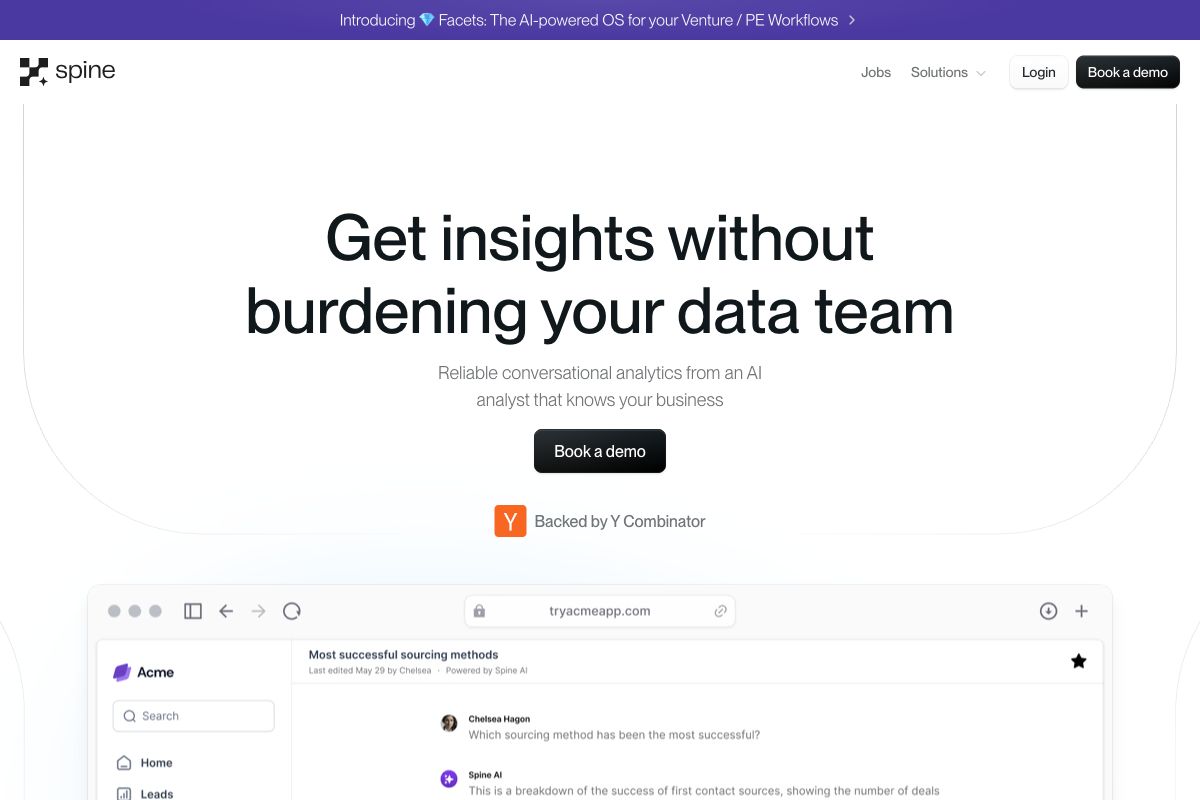 Facets: AI-Powered Analytical Platform for Venture & PE Workflows