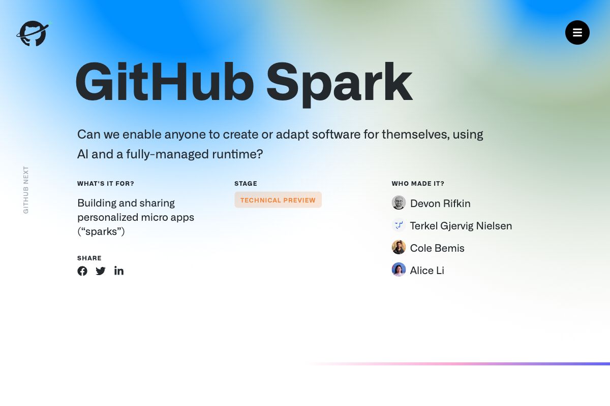 GitHub Spark