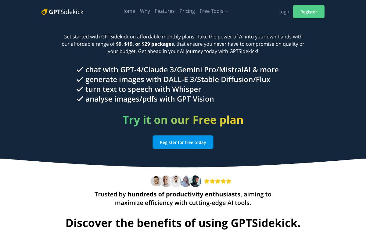 GPTSidekick: Your AI Productivity Companion