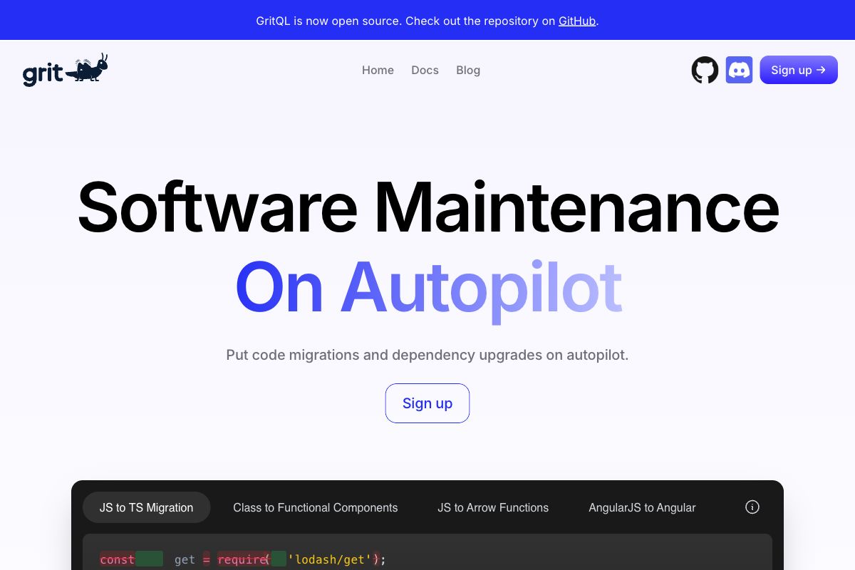 GritQL - Automate Software Maintenance